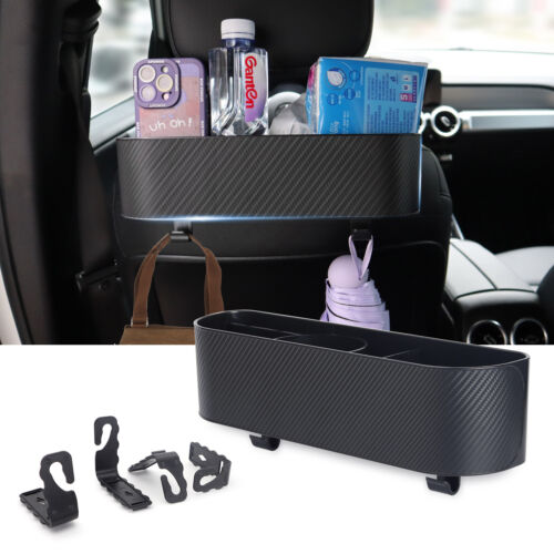 Universal Car Storage Seat Back Cup Tray Food Hook Holder Phone Organizer Box