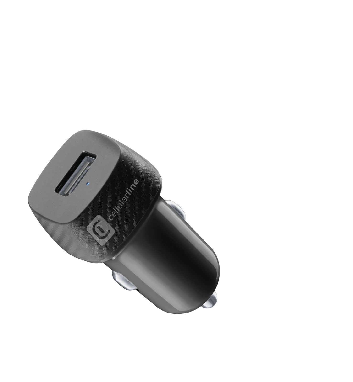 Cellularline - USB Car Charger 12W - Caricabatteria da auto USB 12W - (v3D)