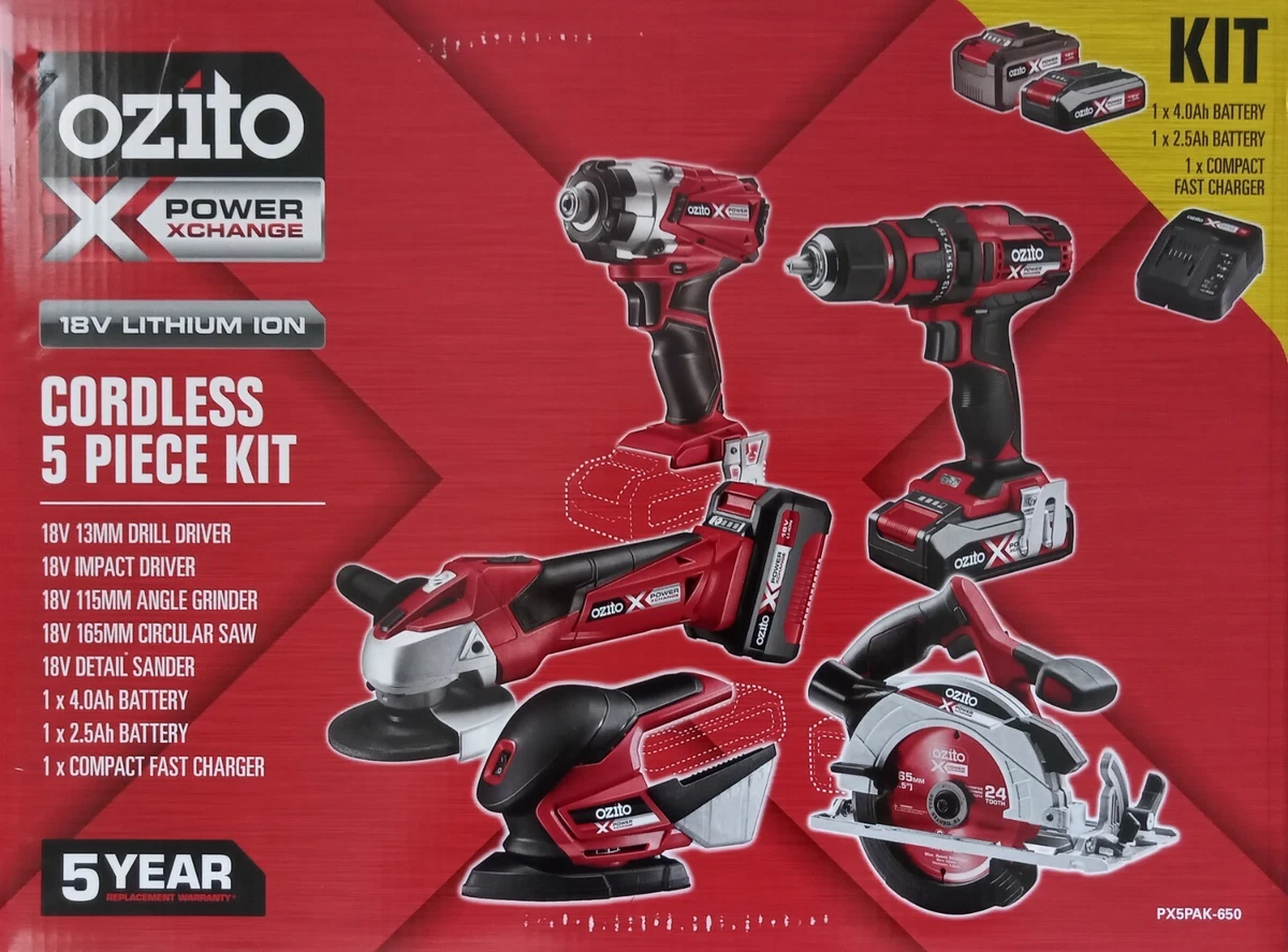 Ozito 5 piece kit deals