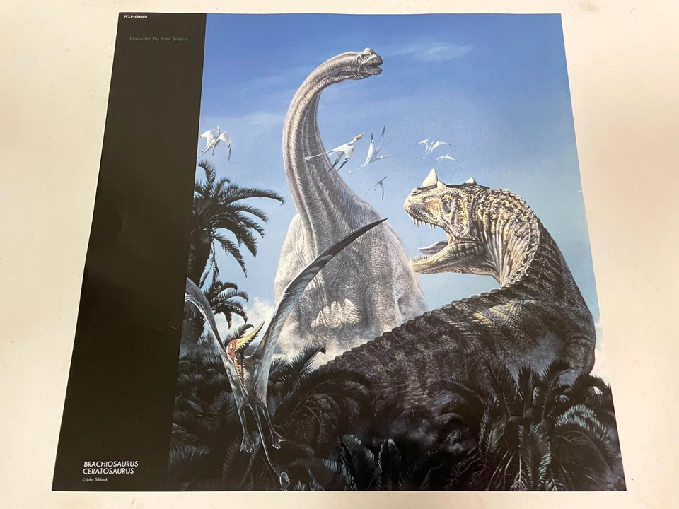 Dinosaur! 1991 Documentary Laserdisc LD Japan Walter Cronkite PCLP00440 W/Insert - Image 4 of 4
