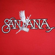 Carlos Santana Red Supernatural 2003 Concert Tour RaRe VINTAGE Large L T-Shirt