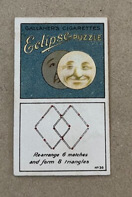 GALAHER TRICKS UND PUZZLES GRÜNER RÜCKEN NR.30 ECLIPSE PUZZLE