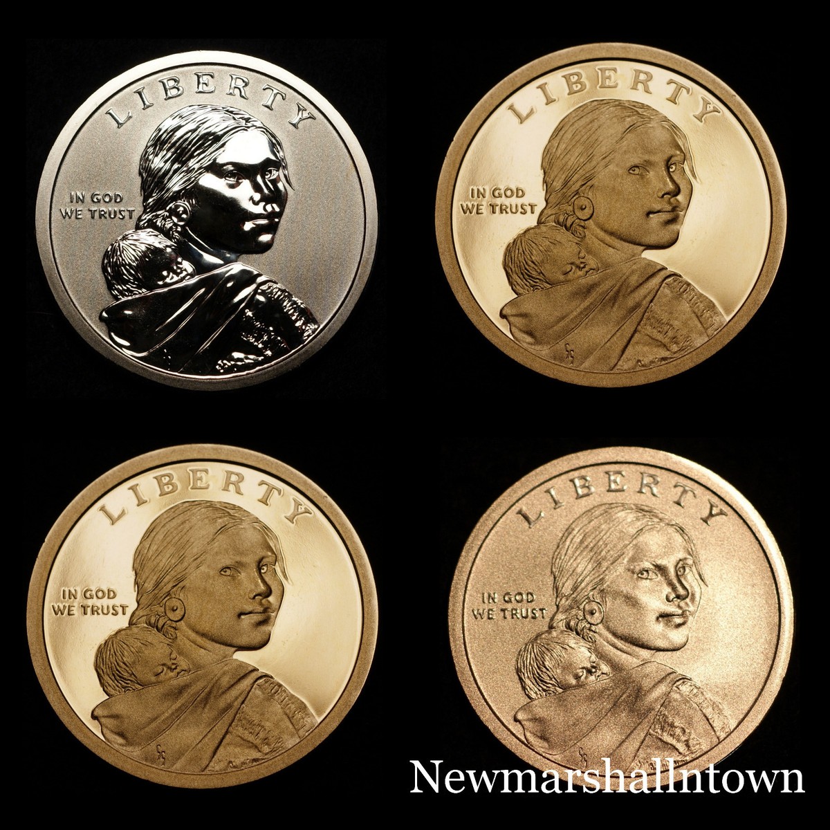 2017 2018 S Native American Sacagawea Proof Reverse Enhanced BU