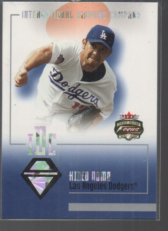 HIDEO NOMO 2002 FLEER FOCUS JERSEY EDITION INTERNATIONAL HIDEO NOMO 2002 FLEER FOCUS JERSEY EDITION INTERNATIONAL
