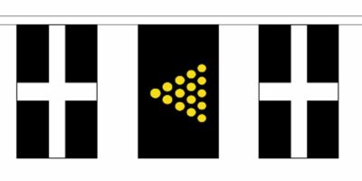 Duchy of Cornwall Friendship Flag Polyester Bunting - Premium Quality