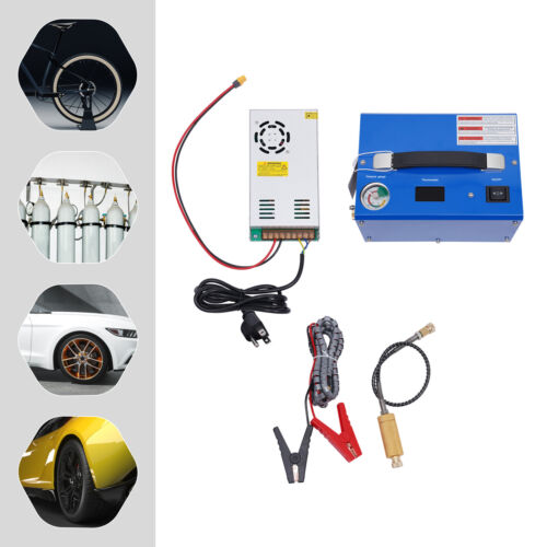 Tragbare 30MPA 4500Psi Hochdruck Luftpumpe PCP Luftkompressor Pumpe Body Stop - Bild 5 von 11