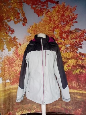 Regatta ISOTEX 5000 grey purple lightweight Rain Coat. UK women's size 14