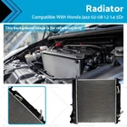 Aluminum Radiator Small Type Suitable For Honda Jazz 2002-2008 1.2i 1.4i 5Dr