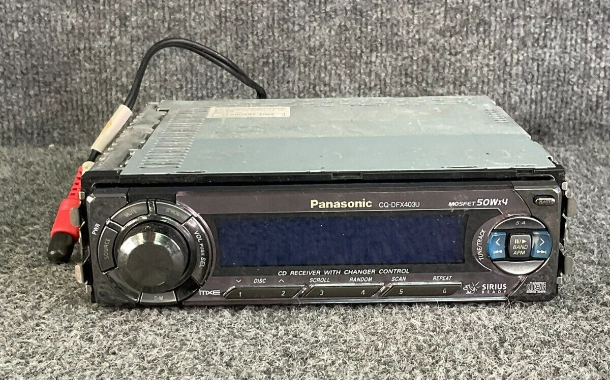 Panasonic CQ-DFX403U 🔊 50Wx4 CD Car Stereo Head Unit – MOSFET