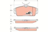 TRW GDB3168 BremsklöTze, BremsbeläGe FüR Nissan Primera Traveller (W10)