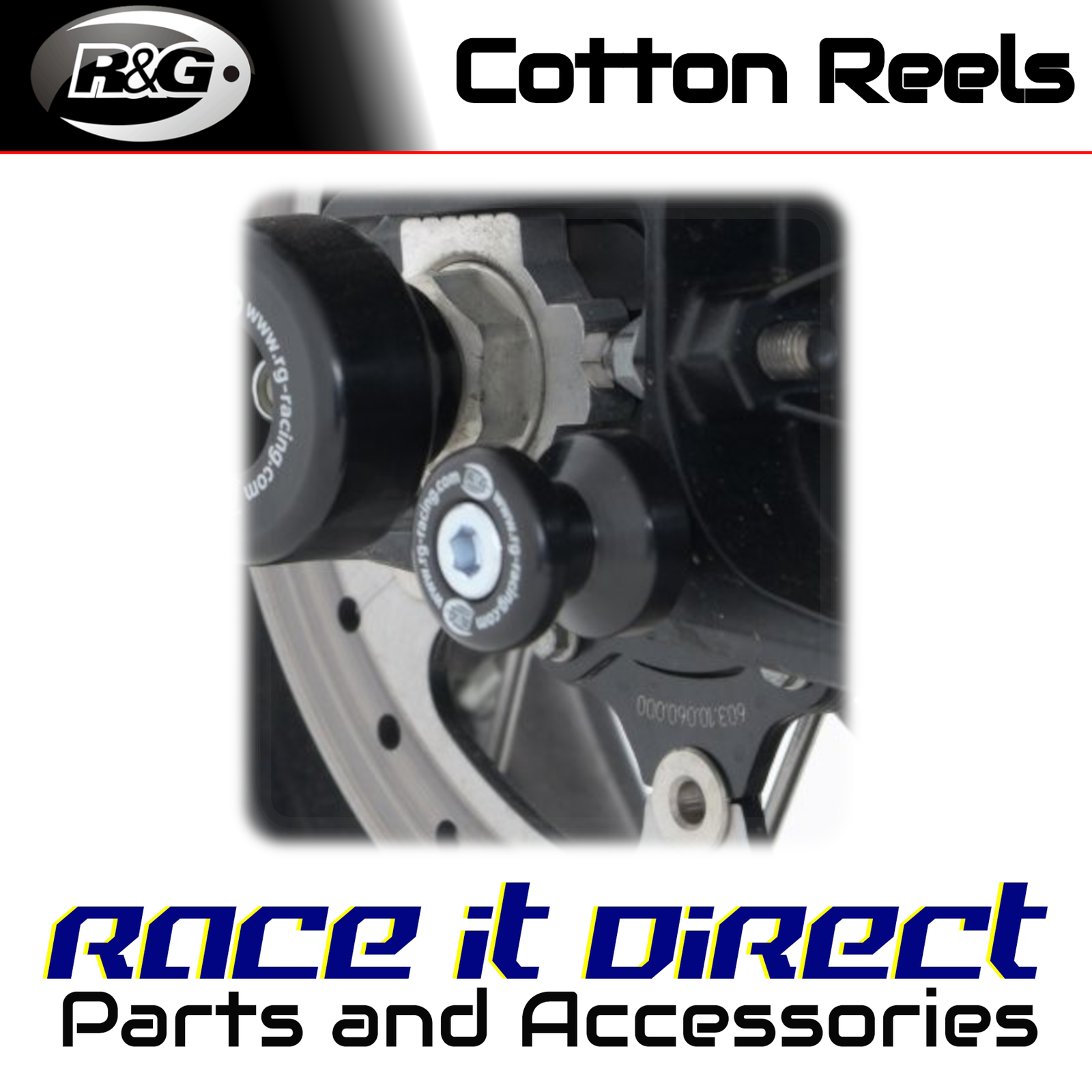 Cotton Reels for KTM 990 Supermoto 2008 Orange R&G