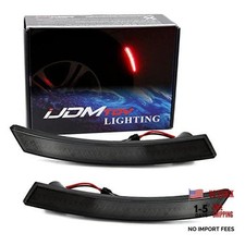 Smoked Lens Red Full LED Rear Side Marker Light Kit Smoked Lens Red LED