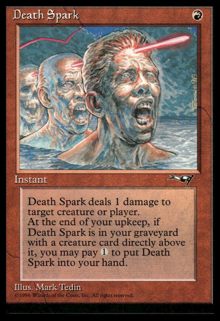 MTG Alliances - Death Spark - Lightly played