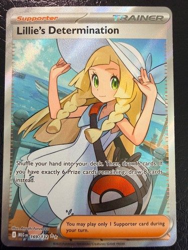 Pokémon TCG Lillie's Determination Card 169/132 Mega Evolution NM