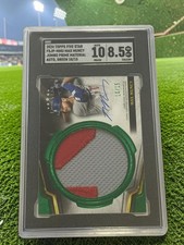 MAX MUNCY 2024 TOPPS  JUMBO PRIME MATERIAL GREEN WITH AUTO 10/15