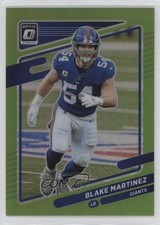 2021 Panini Donruss Optic Lime Green Prizm 19/35 Blake Martinez #17 1d4e