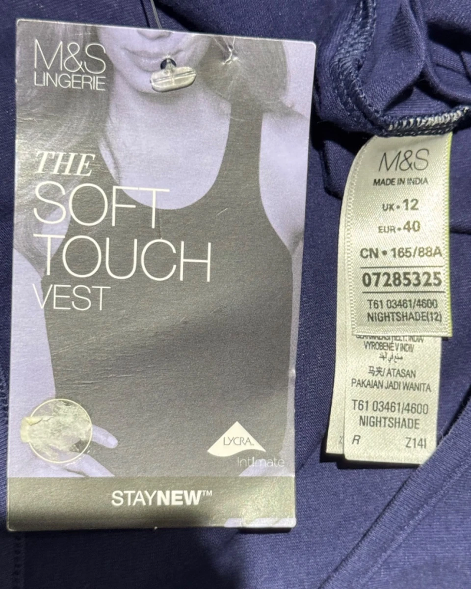 T-shirt Femme Rayé Marks & Spencer Taille 12 - Coton - Occasion Très Bon état