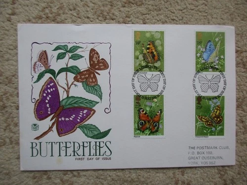 1981 BUTTERFLIES STUART FIRST DAY COVER, LONDON SW H/S