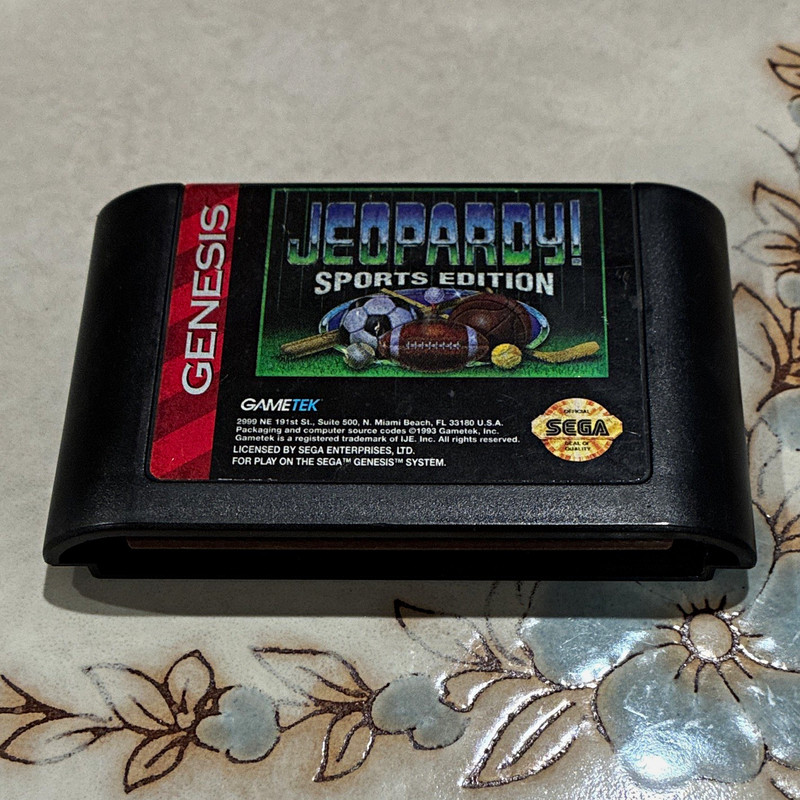 Jeopardy! Sports Edition Sega Genesis