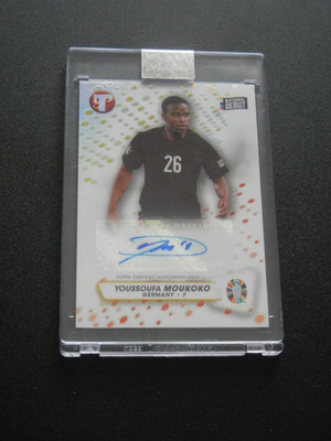 2024 Topps Pristine Road to Euro Auto #PA-YM Youssoufa Moukoko Debut Deutschland