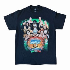 WWE 2010 Smackdown World Tour Mexico 2-Sided Graphic T-Shirt Size Large L