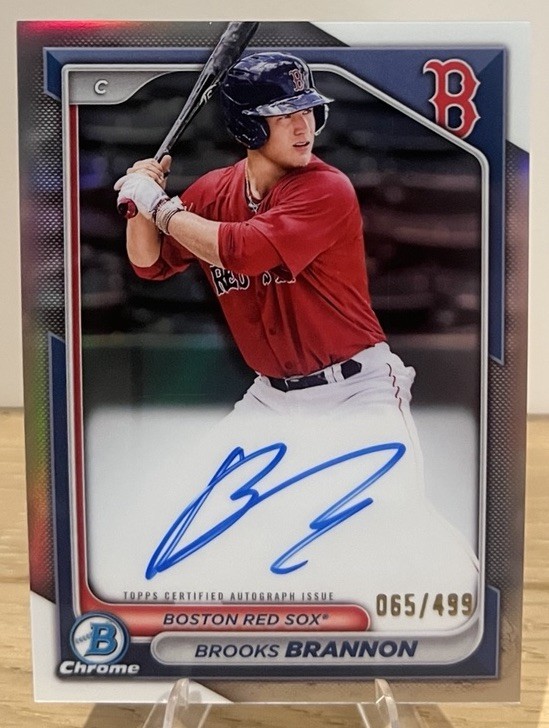 2024 Bowman Chrome - Brooks Brannon Auto #CPA-BB Refractor /499 (AU)