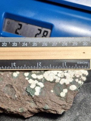 Big Gem 3lb Basalt Matrix Isle Royale Greenstone Display Specimen Michigan Mine 