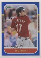 2021 Panini Donruss Retro 1987 Variation Holo Blue Lance Berkman (Big Puma) 9h3