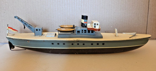 Arnold #2010 Windup Crane Ship Ocean Liner