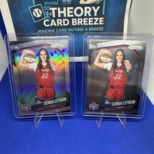 2025 Prizm WNBA Sonia Citron SP Variation Silver Prizm &  Base #148 Mystics (RC)
