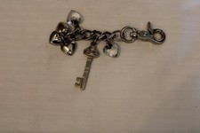 Key Hearts Bag Charm/Key Chain Swivel Clip Pendant Handmade