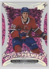 2021 Upper Deck Ovation World Premiere Pink 14/49 Rafael Harvey-Pinard #WP-6 g0p