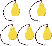 3V 2032 CMOS Battery with Wire Leads and MOLEX Connector 5PACK