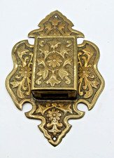 Vintage Messing Wandbehang Streichholzschachtel Halter