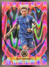 2025 Prizm FIFA Club World Cup Enzo Fernandez Pink Seismic /299 #68 Chelsea