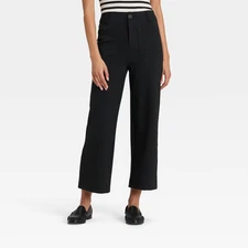 Women's High-Rise Cropped Pants - A New Day