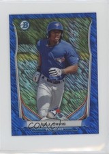 2014 Bowman Scout Top 5 Prospects Mini Chrome Refractors Blue /250 DJ Davis 1x9