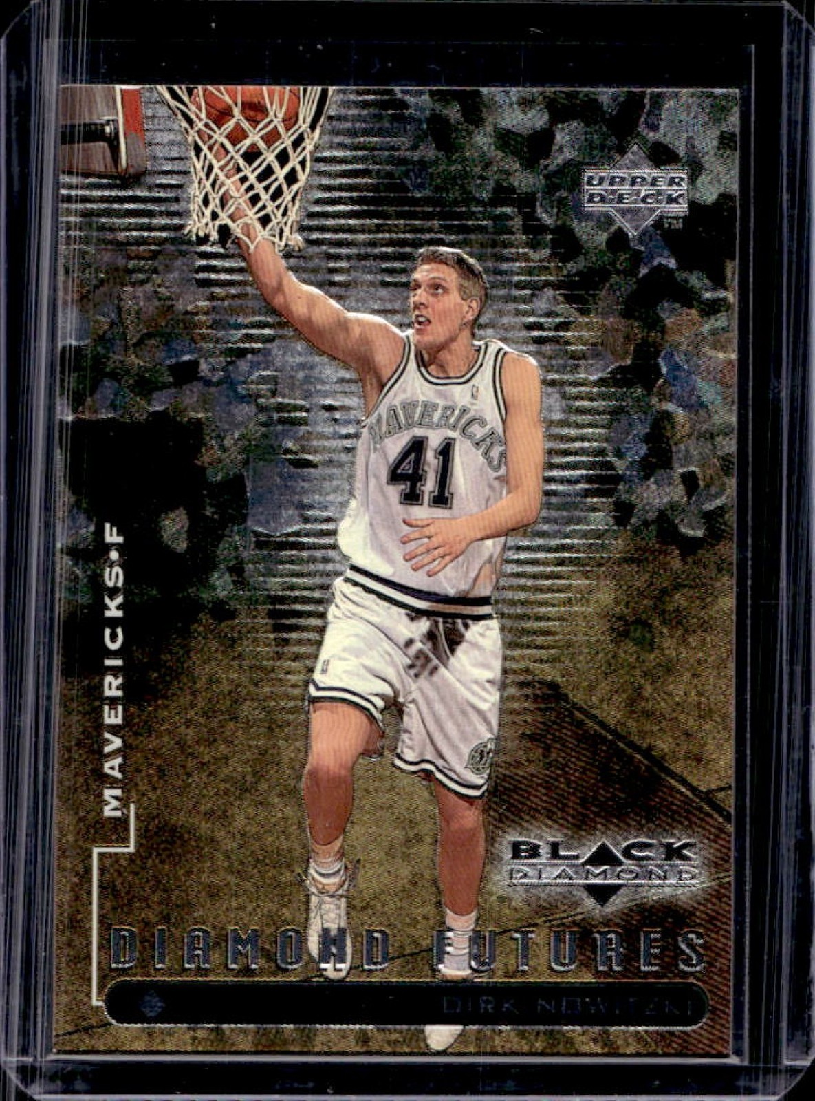 1998-99 Black Diamond Dirk Nowitzki Rookie RC #92 Mavericks