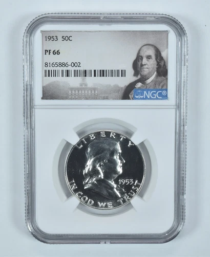 1953 Franklin Half Dollar PF66 NGC Special Label