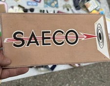Vintage SAECO jacket PATCH large  Coffee Espresso Java