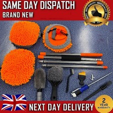 Adjustable Telescopic Car Wash Brush Kit Mop Long Handle Vehicle Cleaning Tool