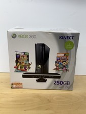 Black Microsoft Xbox 360 250 gb System Consol...