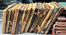 Antique Hebrew Jewish Babylonian Talmud (15 Volumes) 1890s-1920s Rough Condition