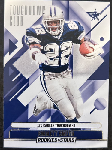 Emmitt Smith #1 2025 Panini Rookies & Stars Touchdown Club card