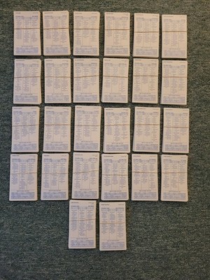 1988 Strat-O-Matic Baseball All 26 Teams Plus Roster And Ballpark Effects