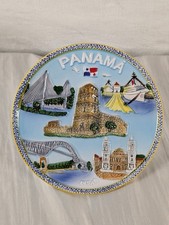 Panama Souvenir Decorative Collectable 6" hanging plate
