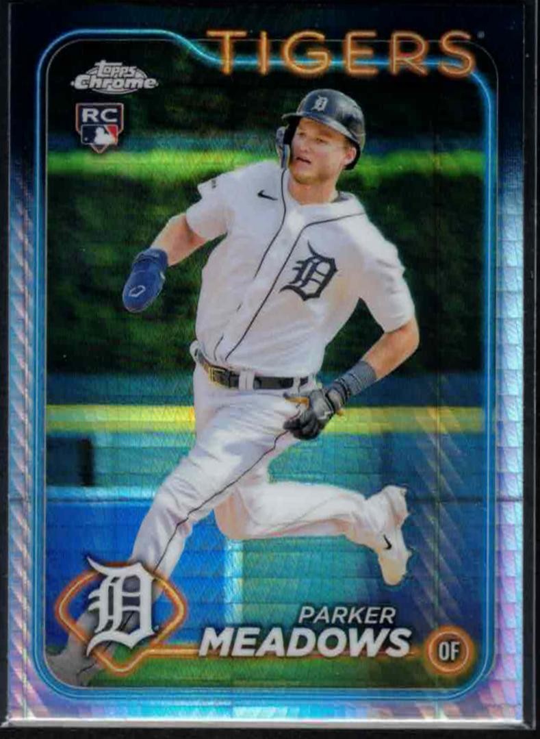 2024 Topps Chrome #271 Parker Meadows Prism Refractors