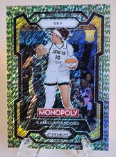 2024 Panini Prizm WNBA Monopoly KAMILLA CARDOSO! GREEN MILLIONAIRE! #'d /20! RC.