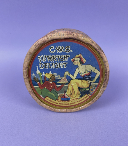 Turkish Delight Süßwaren Süßigkeiten Box CWS Co Operative Society Silvertown