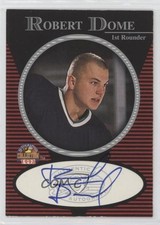1997-98 Score Board Auto Collection Authentic Auto Robert Dome Auto 5ox